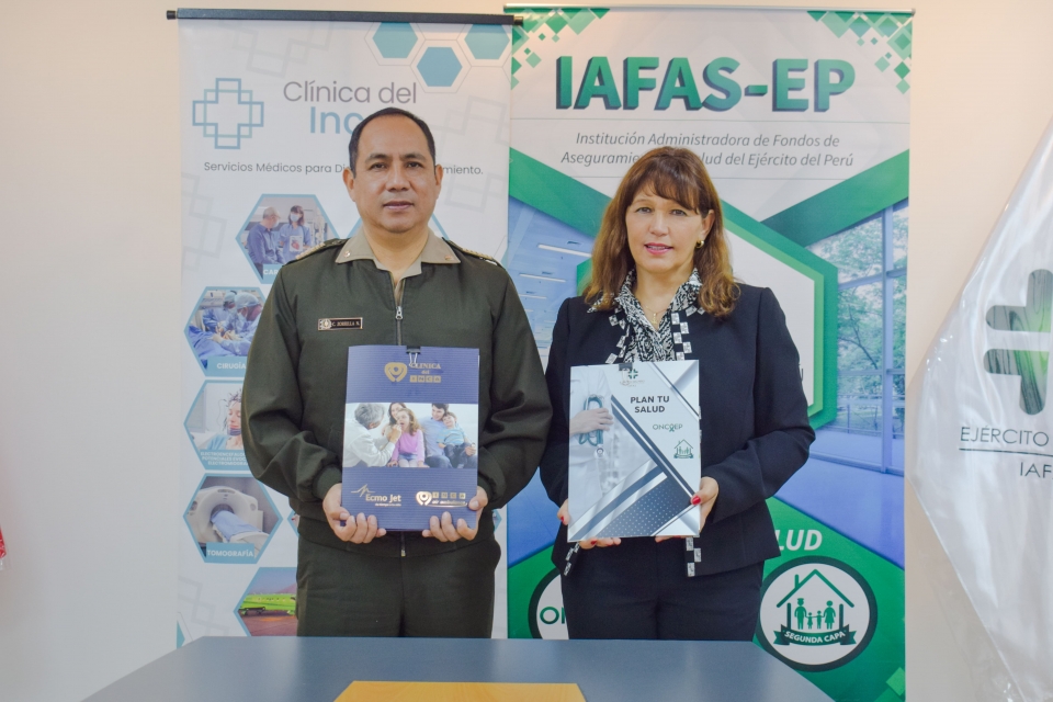 LA IAFAS EP Y LA CLÍNICA DEL INCA FIRMAN CONVENIO