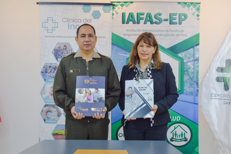 LA IAFAS EP Y LA CLÍNICA DEL INCA FIRMAN CONVENIO