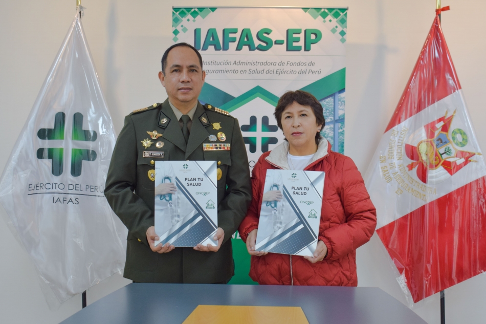 LA IAFAS EP Y LA CLÍNICA ZÁRATE FIRMAN ADENDA