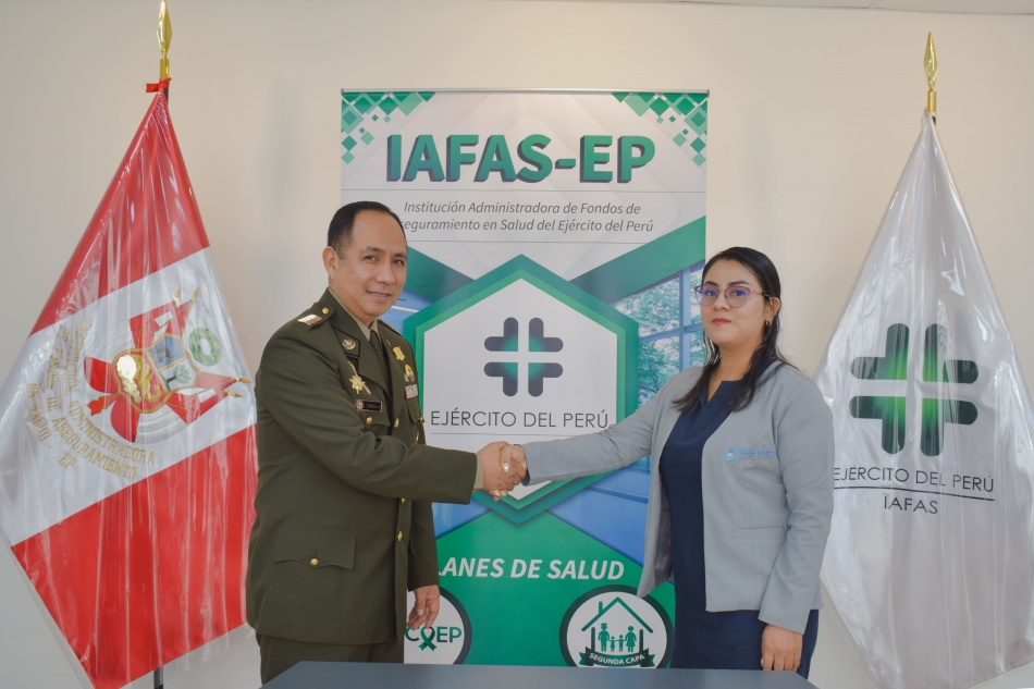 LA IAFAS EP FIRMA CONVENIO CON LA CLÍNICA SAN BENITO DE PIURA