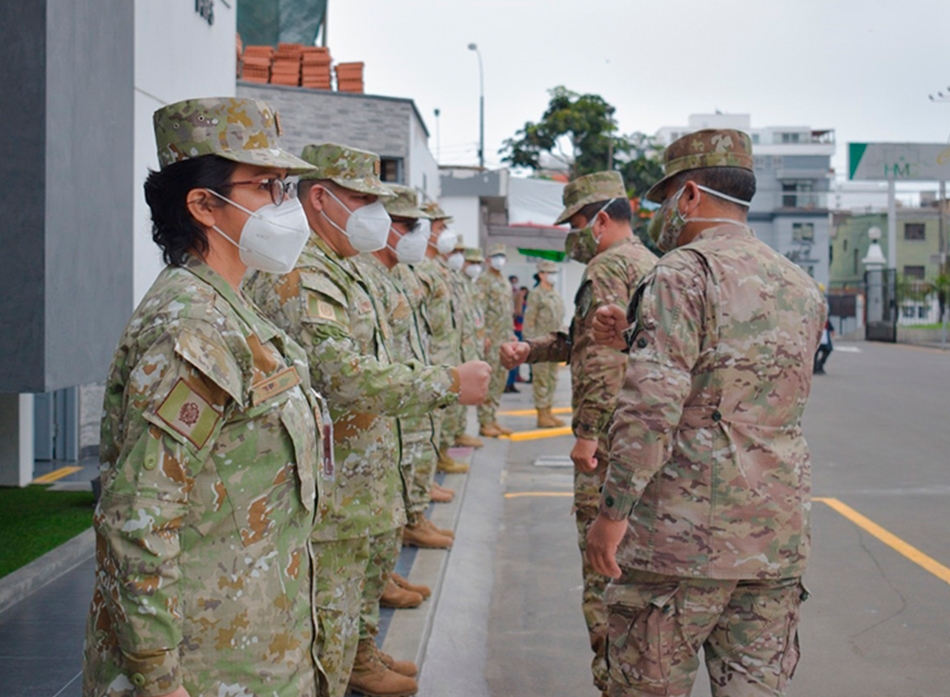 Comando de Salud del Ejército realizó visita de inspección a la IAFAS – EP