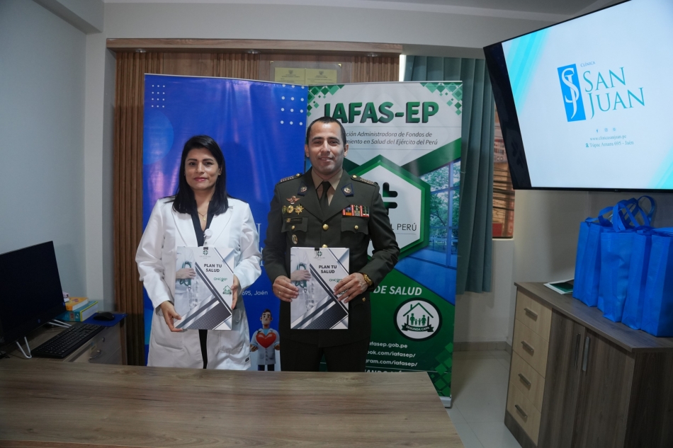 LA IAFAS EP Y LA CLÍNICA SAN JUAN FIRMAN CONVENIO